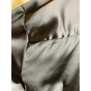 Worthington Black Satin Button Up Blouse Sz Large Whimsygoth Goth thumbnail 11