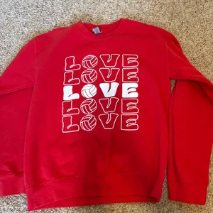 Red Gildan Crewneck thumbnail 1