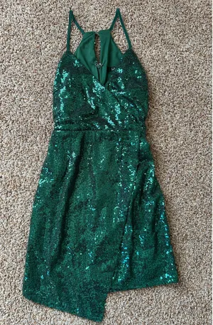Lulus Green Sequin Dress thumbnail 2