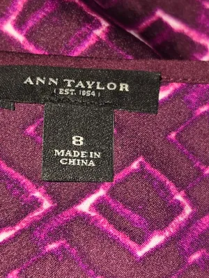 Ann Taylor Short Sleeve Blouse Size 8 thumbnail 4
