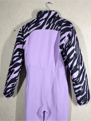 ASOS 4505 Women’s Printed Ski Suit Snowsuit One-Piece in Printer Lilac 12 thumbnail 8
