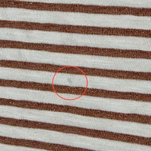 J.Crew Artist T Womens Small Cream Copper Metallic Striped Boat Neck Shirt F4264 thumbnail 5