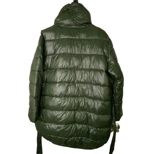Universal Standard Kanda Puffer Jacket Winter Coat green women's size medium thumbnail 3