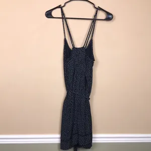 Abercrombie & Fitch Women’s Polka Dot Blue White Crossover Straps Mini Dress thumbnail 7