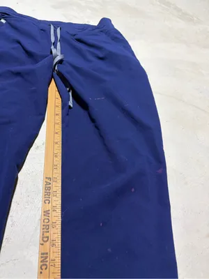 Figs Navy Drawstring scrub Jogger Pants large thumbnail 2