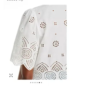 Lucy Paris Loray Embroidered Shirt white sz XS NWT $88 thumbnail 2