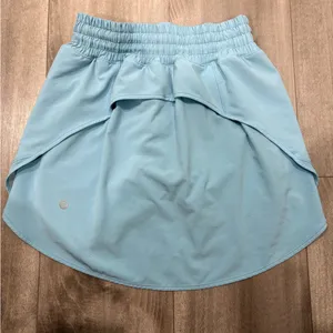Lululemon Hotty Hot High-Rise Skirt Light Baby Blue Size 2 thumbnail 4