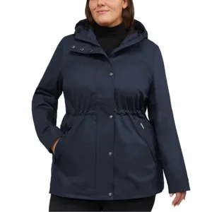 Hunter Women’s Wind & Water Resistant 100% Cotton Raincoat Hooded Jacket Size XS thumbnail 3
