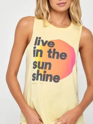 Spiritual Gangster Live In The Sunshine Muscle Tank Medium thumbnail 1