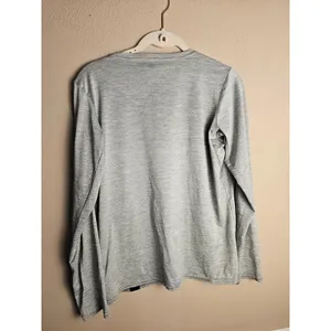 Patagonia Womens Gray Long Sleeve Capilene‎ Daily Baselayer Top Tshirt Medium thumbnail 2