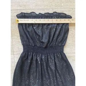 MM Couture by Miss Me Black Lace Overlay Sleeveless Mini‎ Dress Size L thumbnail 3