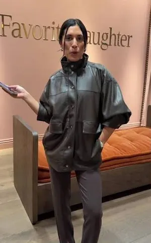 Favorite Daughter Margot Faux Leather Jacket thumbnail 1