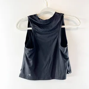 Lululemon Jersey Training High Neck Muscle Tank Top Black 4 thumbnail 4