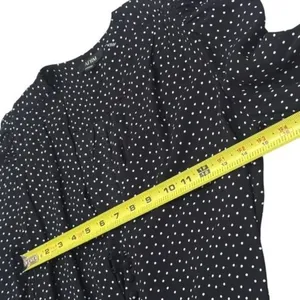 AFRM Rexy Button Front Bodysuit Polka Dot Special Occasion‎ Feminine Party M thumbnail 9