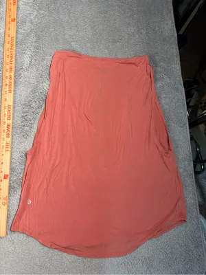 Lululemon muscle Tank Top coral orange thumbnail 4