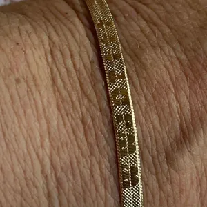 Vintage WWJD herringbone Chain Bracelet thumbnail 3
