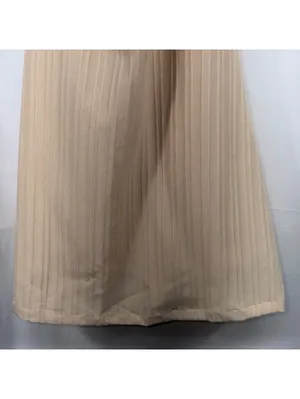 Women’s Beige Textured Halter Neck Midi Dress Size M thumbnail 4