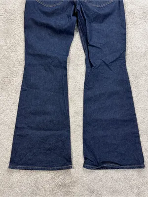 Abercrombie & Fitch Women’s High Rise Boot Cut Jeans in Dark Blue 30 thumbnail 8