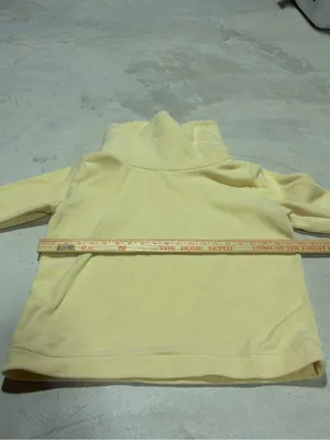 Dudley Stephens Cozy Women's butter yellow Pullover Sweater fleece large thumbnail 6