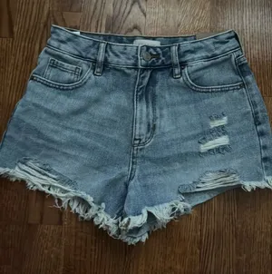 PacSun High-Rise Festival Denim Shorts thumbnail 1