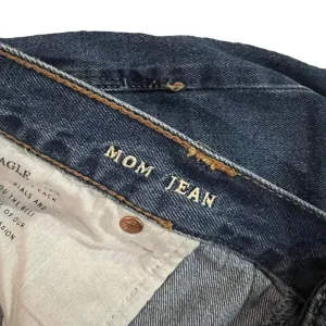 American Eagle High Rise‎ Dark Wash Mom Jeans Size 20 Short thumbnail 3