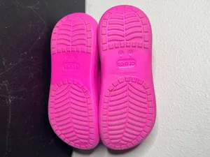 Crocs Classic Crush Slip On Clogs in Fuschia Hot Pink Size 10 thumbnail 7