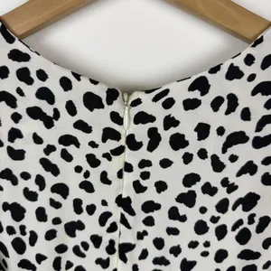 Reformation Dalmatian Printed Slit Midi Dress Size 0 Feminine Chic Lightweight thumbnail 6