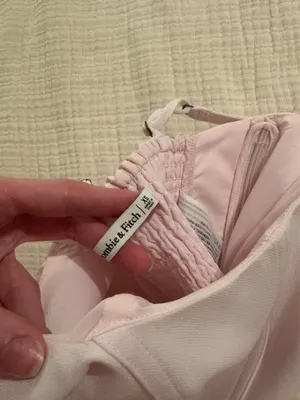 Abercrombie Light pink corset tank thumbnail 3