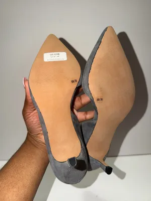 Sole society gray pumps suede  thumbnail 4