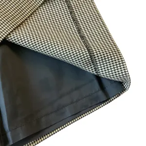 Houndstooth Pattern Pencil Skirt Black Size 10 thumbnail 3