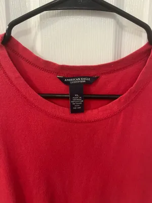 Outfitters Red Size XL Red Short Sleeve Shirt thumbnail 3