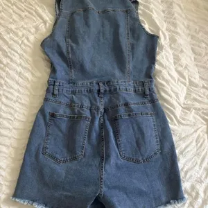 Unbranded Women's Blue and White Playsuit-romper thumbnail 3