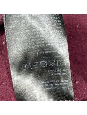 H&M Large Divided Basic Maroon Hoodie thumbnail 6
