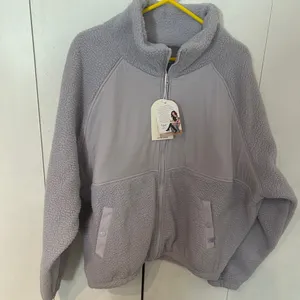 Cozy lilac Fleece Jacket XL thumbnail 3