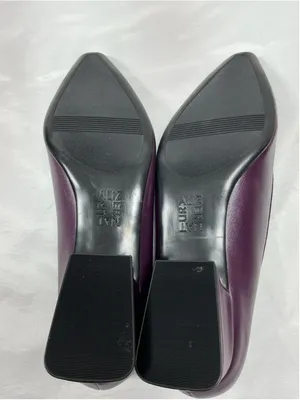 Womans New Naturalizer Georgia Slip On Pumps 8 M Plum Pointed Toe Block Heel thumbnail 7
