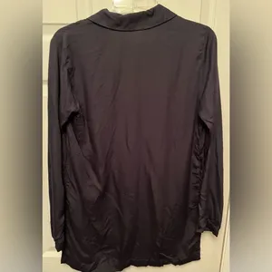 Neu Nomads Women's Casual Black Satin Feel Three Pocket Relaxed Blazer‎ Size XS thumbnail 4