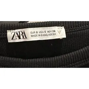 Zara Black Ribbed Tank thumbnail 3