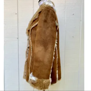 Regal Faux Fur & Suede Winter Coat Sz L thumbnail 6
