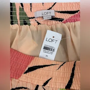 LOFT Leaf Print Maxi Skirt thumbnail 2