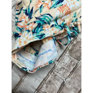Tori Praver‎ Seafoam Swimwear Womens XS Peach Floral NWT Smocked One Piece thumbnail 5