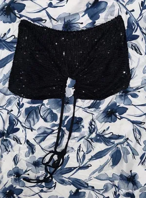 Boutique Black Sequin Top thumbnail 1