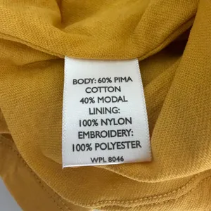 Mustard Yellow Floral Embroidered Sun‎ Dress Medium Bohemian Vacation Resortwear thumbnail 9