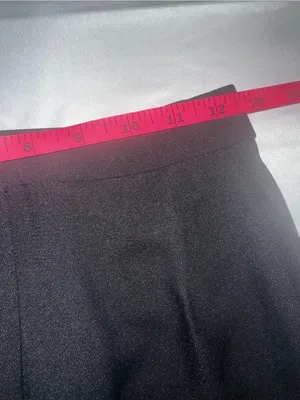 ASOS Petite Black Tailored Straight Leg Trousers Work Office Slacks Size 0 thumbnail 6