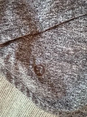 Grey low waisted lulu shorts thumbnail 4