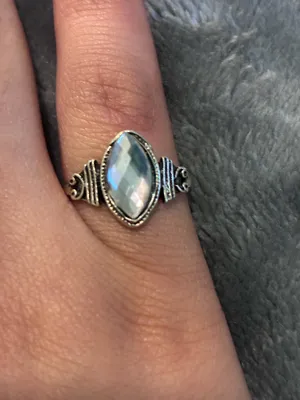 Vintage Antique Boho Style Silver Ring Size none thumbnail 2