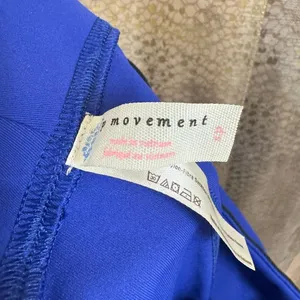 Free People Movement Cobalt Blue Zephyr Striped Leggings Small thumbnail 3