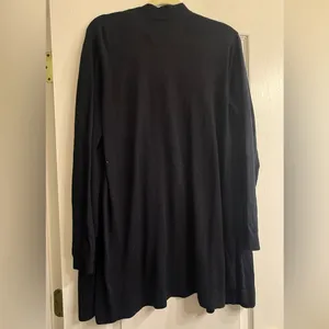 Old Navy Black Longline Open Front Cardigan Sweater - size XL thumbnail 5