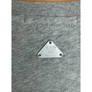 Barbour Poole Overlayer crewneck sweatshirt light gray size 10 NWT thumbnail 5
