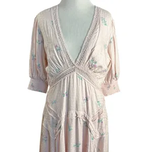 Free People Ethereal Dainty Still In Love Maxi Dress Floral Cottage 10 Medium thumbnail 6