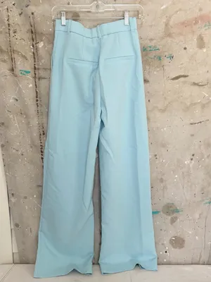 Abercrombie Sloane Tailored Pleated Trouser Pant in Sky Blue thumbnail 4